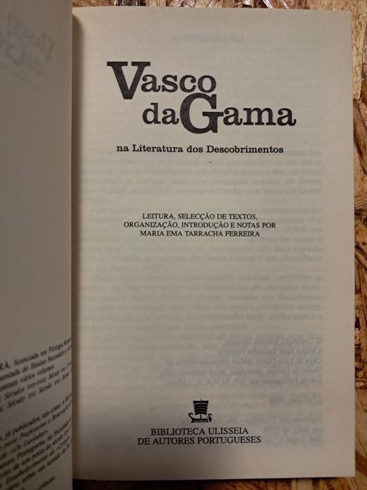 Vasco da Gama na Literatura dos Descobrimentos