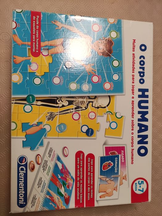 Jogo educativo - o corpo humano - clementoni