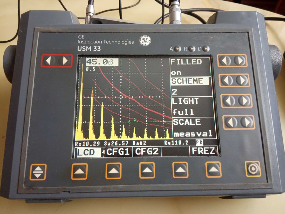 Defektoskop ultradźwiękowy Krautkramer USM33 DAC ndt ut