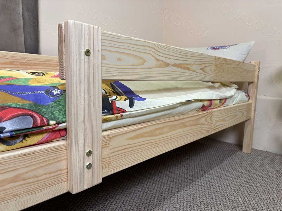 Дитяче ліжко 80x160 натуральне дерево, ліжечко дитяче, детская кровать