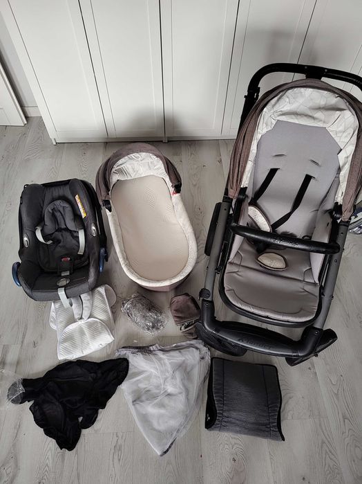 Wózek X-lander move + nosidło maxi Cosi+dodatki
