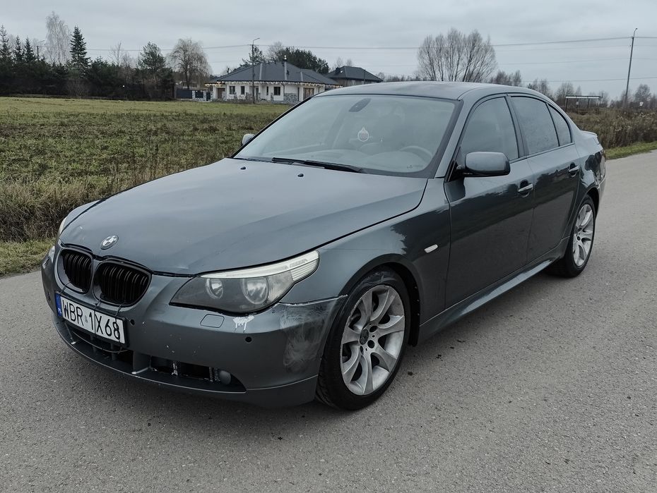 BMW E60 540i manual m pakiet rwd 306km