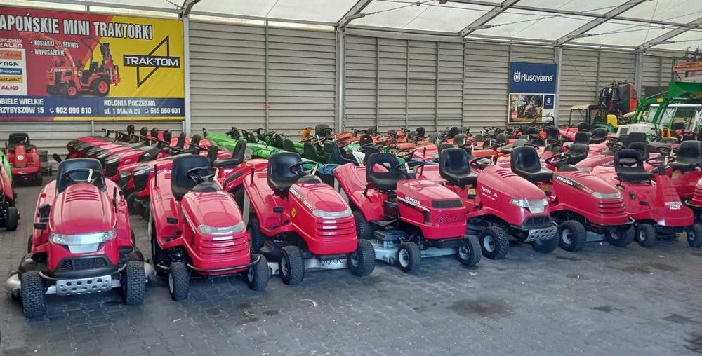 Traktorek kosiarka Honda 2622 Silnik 2 cyl 22 KM Kosisko 122cm Duży kosz Super Stan