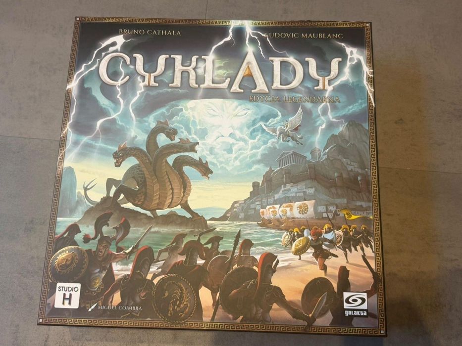 Cyklady edycja legendarna big box+ metalowe monety