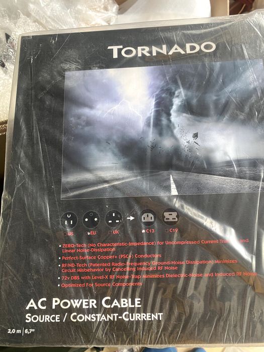 AUDIOQUEST power NRG TORNADO High (Variable) Current EU 1.0m