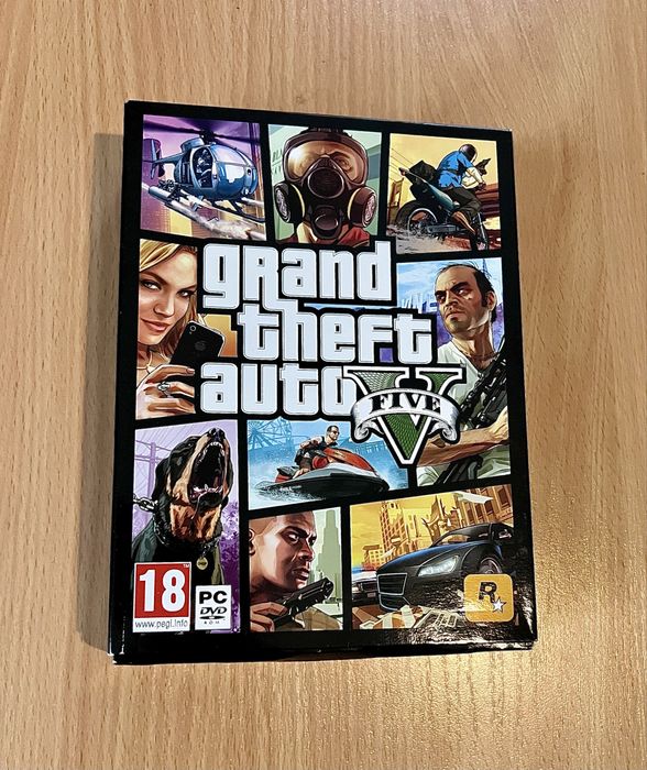 Grand Theft Auto GTA V Five PC pl /eng 7xDVD