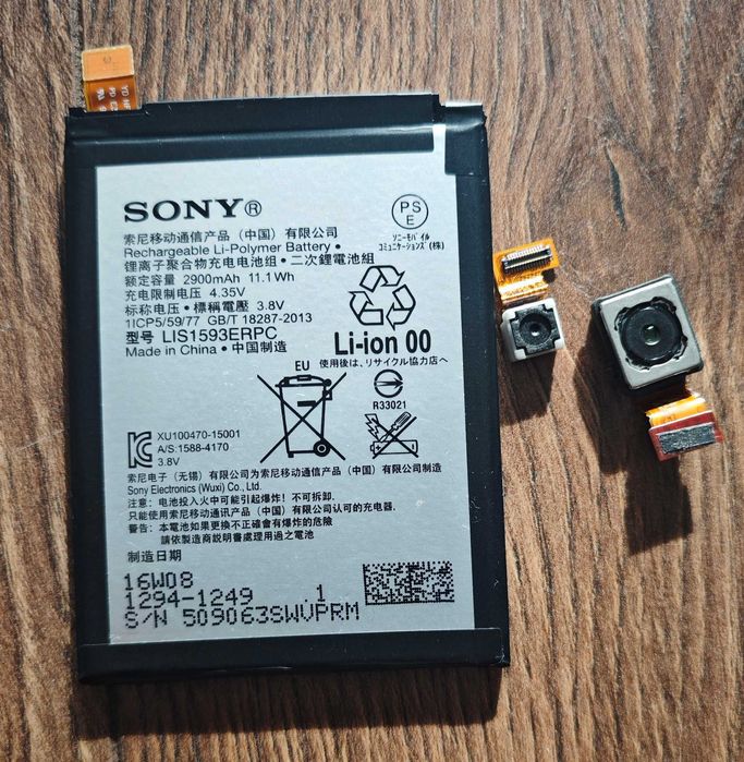 Wyświetlacz sony Z5 kamera bateria