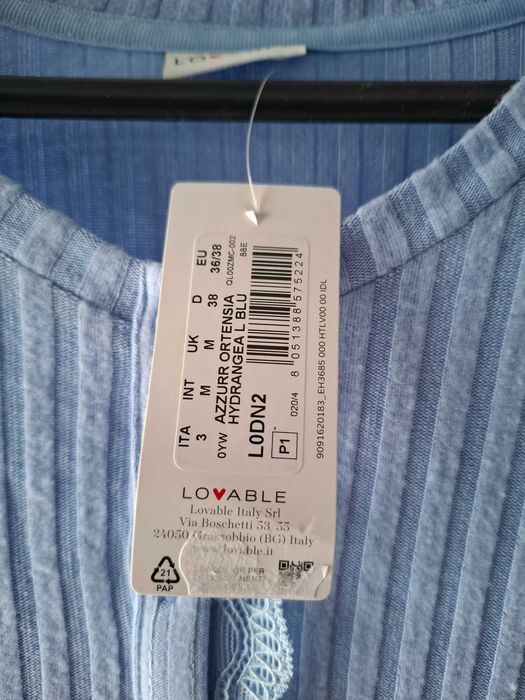Koszula nocna Lovable nowa z metką prosto z Włoch, rozmiar M