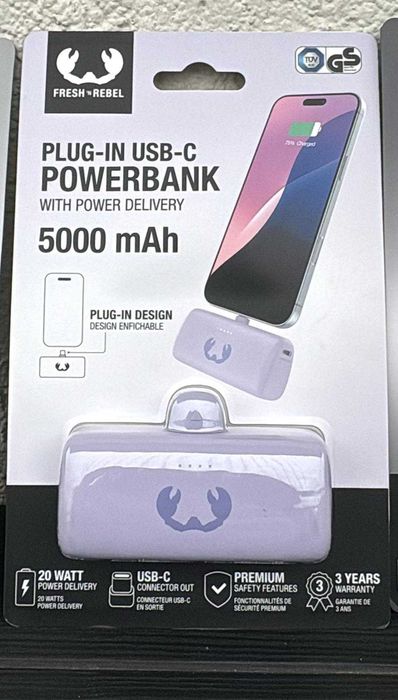 Powerbank typu plug-in Fresh ’n Rebel 5000 mAh | 20 W