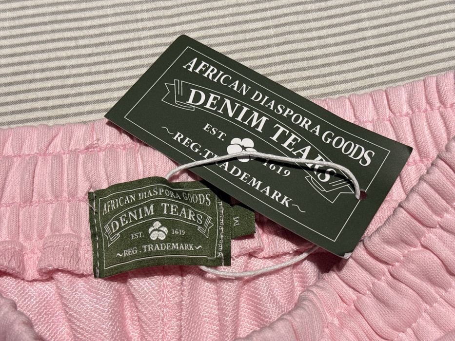 Calções Denim Tears Rosa