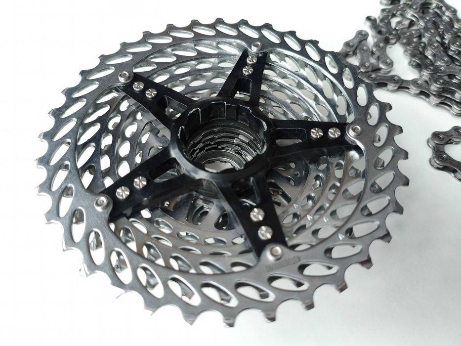 Kaseta SRAM PG-1050 10s 11-36T + Łańcuch Shimano CN-5600 + Nowa spinka