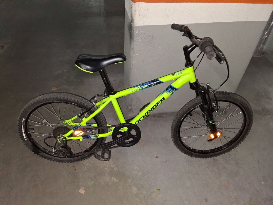 Bicicleta st 500 decatlon 6-9 anos , roda 20