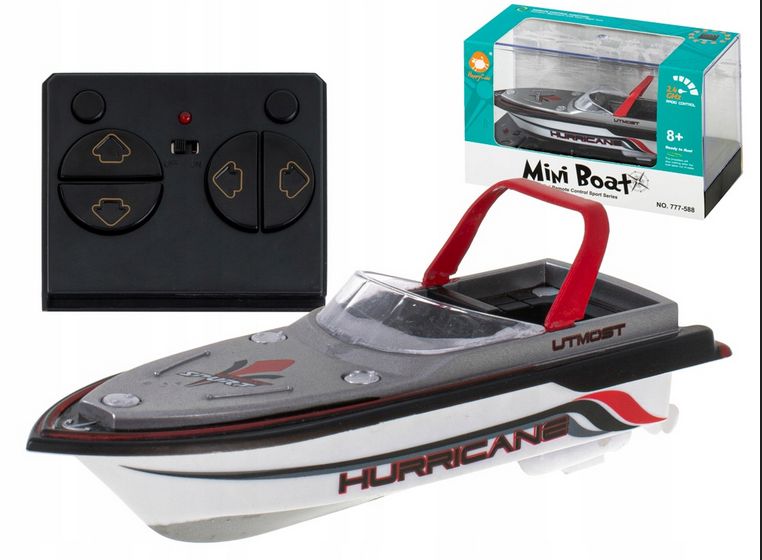 Łódź Rc Mini Hurricane 2,4Ghz 13Cm