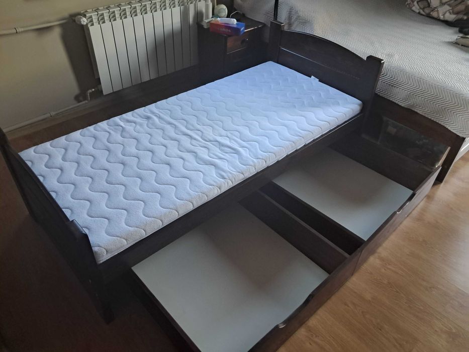 Łóżko drewniane dziecięce  młodzieżowe 180/80