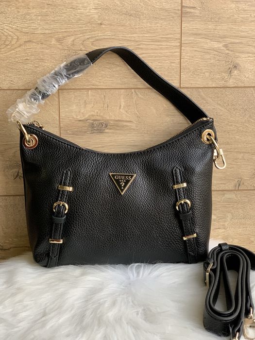Жіноча сумка guess levia чорна