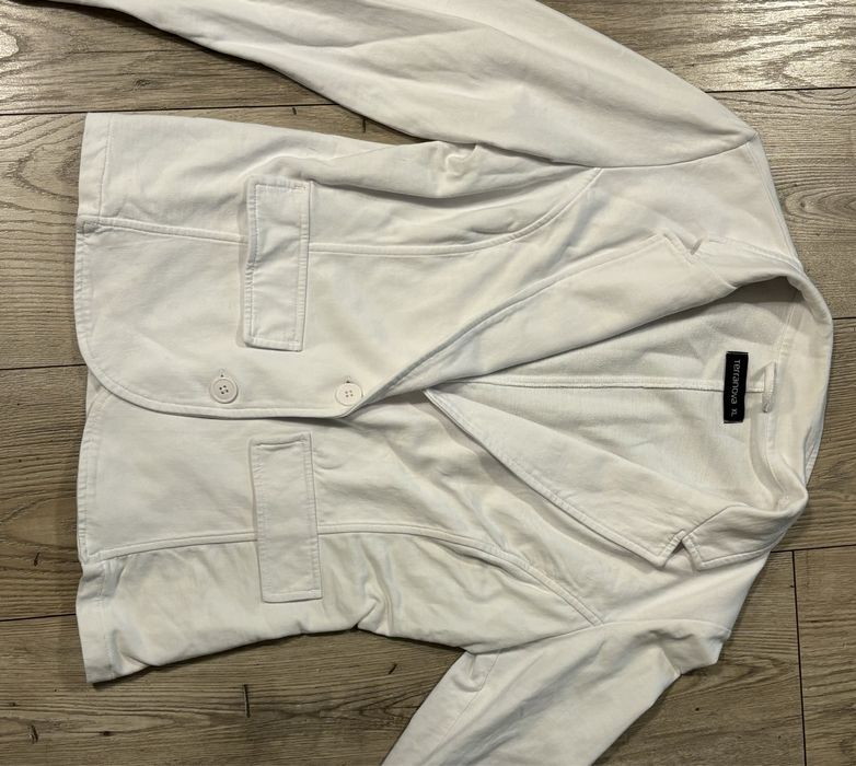 Biały żakiet marynarka Terranova XL