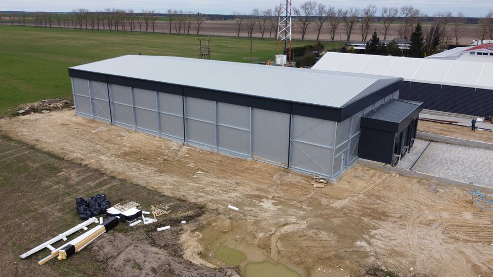 Hala chłodnicza 23x45x6  do przeładunków z dokami spedycyjnymi