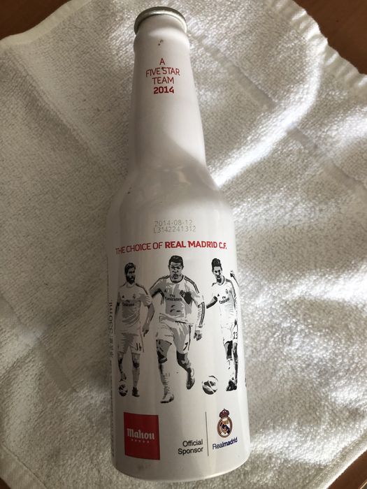 Garrafa  comemorativa CR7.