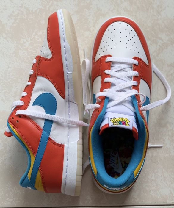 [NOVAS] Nike x LeBron James x Fruity Pebbles Dunk Low QS sapatilhas 44