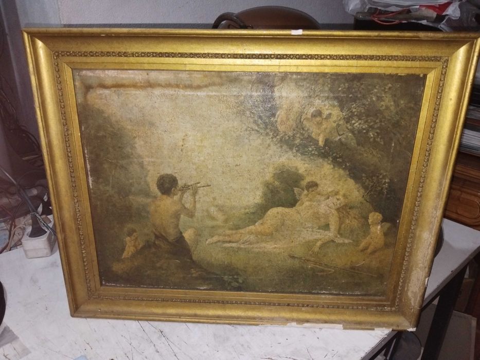 Pintura Tela Emoldurada