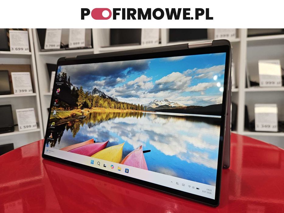 Dotykowy Laptop Dell Latitude 9410 2w1 14" Intel i5 16GB Ram Dysk 512 SSD Modem LTE FullHD IPS Faktura 23% Gwarancja 12 Miesięcy PoFirmowe.pl