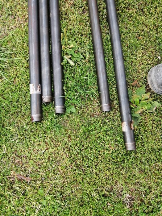 Rura stalowa gwintowana dwustronnie 33/28mm cena za 1 sztuke