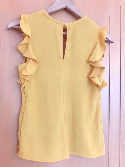 Blusa amarelo torrado Bershka