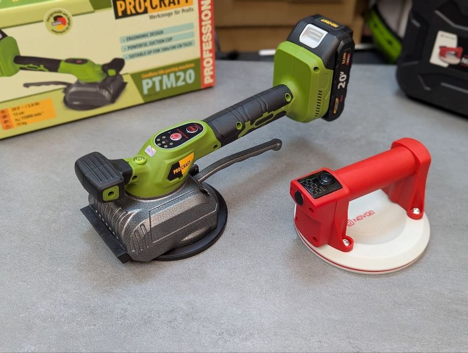 Комплект Присоска Аккумуляторная +Виброприсоска для укладки ProCraft