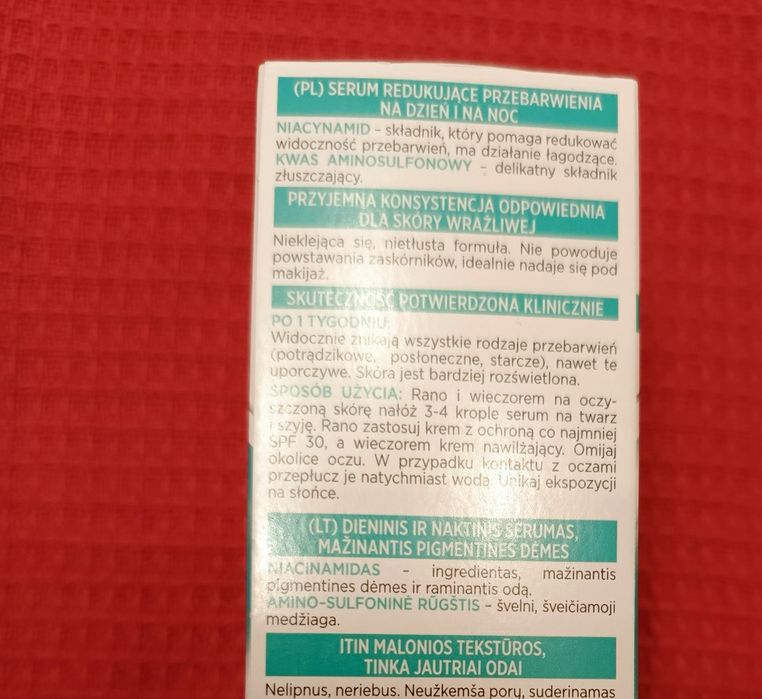 Serum na przebarwienia