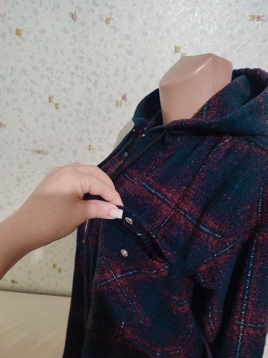 Продам теплую рубашку женскую р S/M