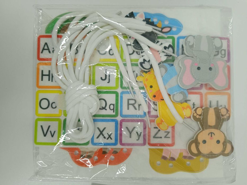 Książeczka sensoryczna Busy board Materiałowa Tablica manipulacyjna