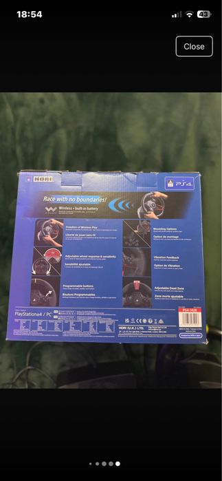 Volante+Pedais Novos PS4/PS5/PC