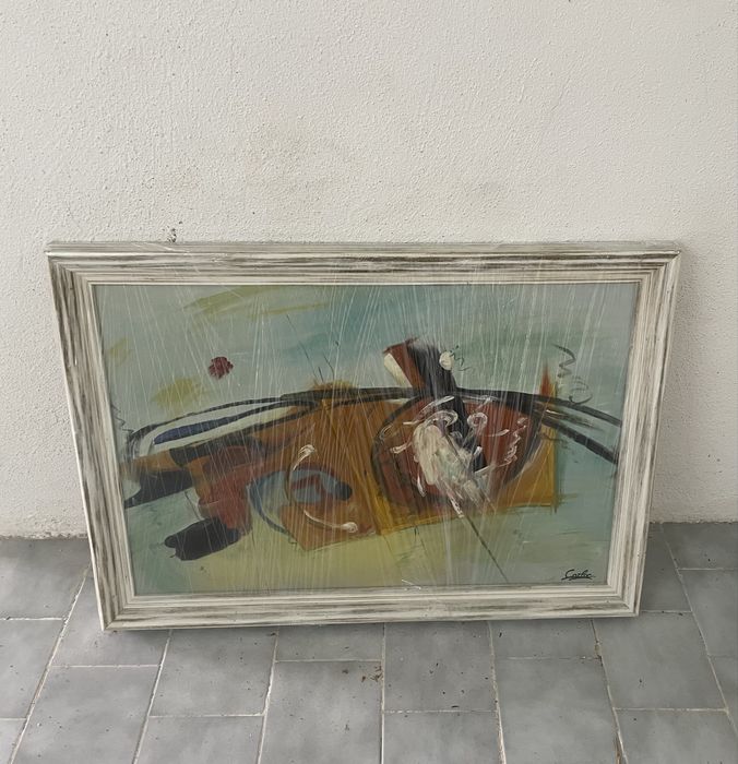 Quadro Pintura Abstrata Contemporânea