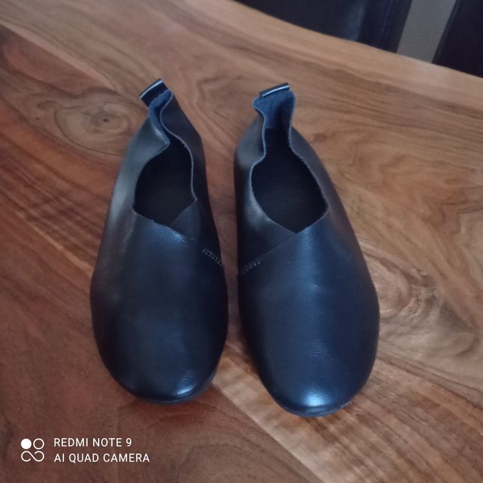 Buty czarne skórzane