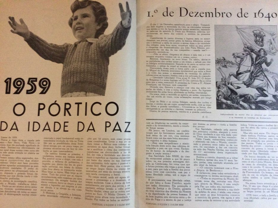 Portugal d’Aquem e d’Alem Mar – Revista Ilustrada  – Dezembro 1958