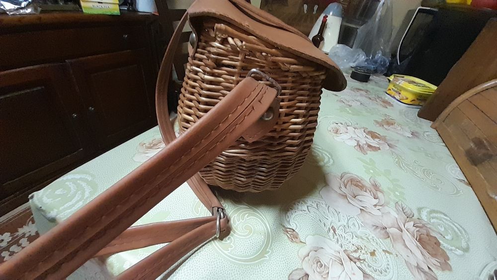 Stary koszyczek torebka z PRL u