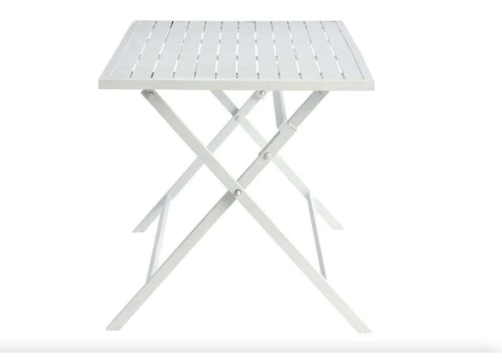 Mesa de varanda/jardim em aluminio