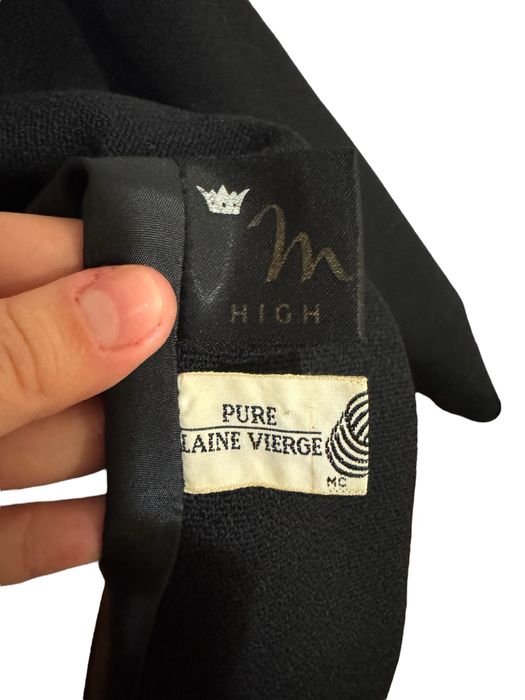 Vintage | Casaco de Pele Verdadeira | Casaco Lã Virgem