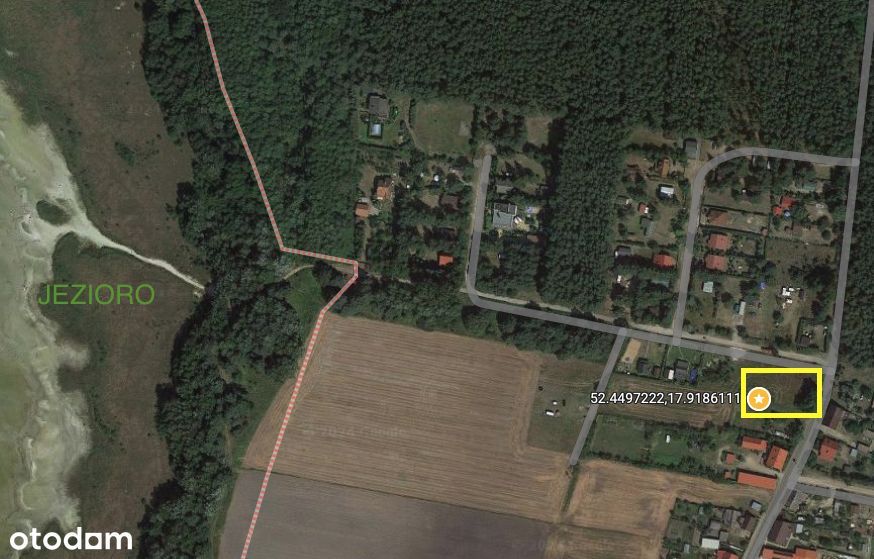 Działka budowlana 951 m² z mediami i ogrodzeniem