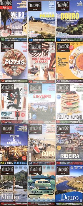 Revistas Time Out Porto (conjunto de 114 ou avulso)