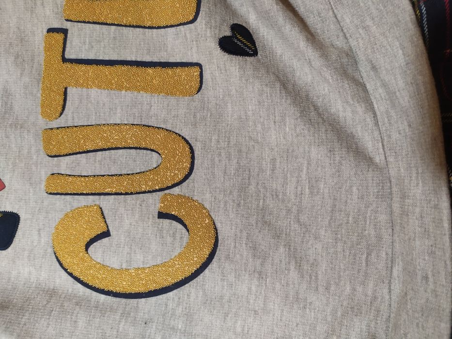 Sukienka kratka cool club smyk dresowa 134 j.nowa