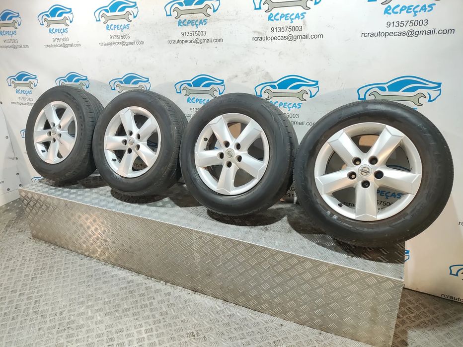 Conjunto Jantes 16 Originais Nissan Qashqai 1 J10 6,5J ET40 5x114,3
