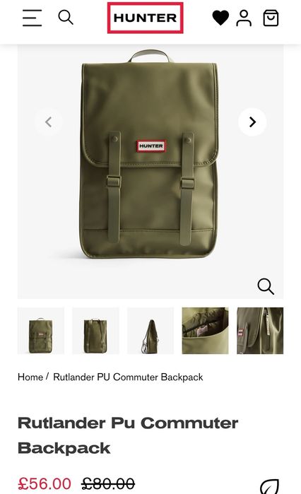 Plecak HUNTER Rutlander Backpack Deep Lichen