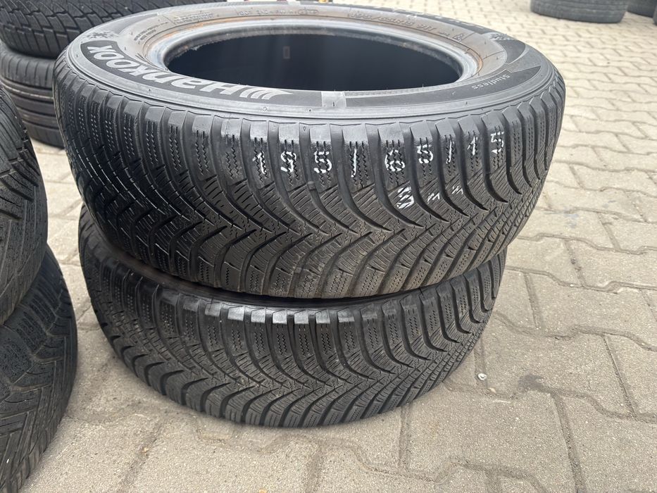 Para opon zimowych 195/65 R15 Hankook