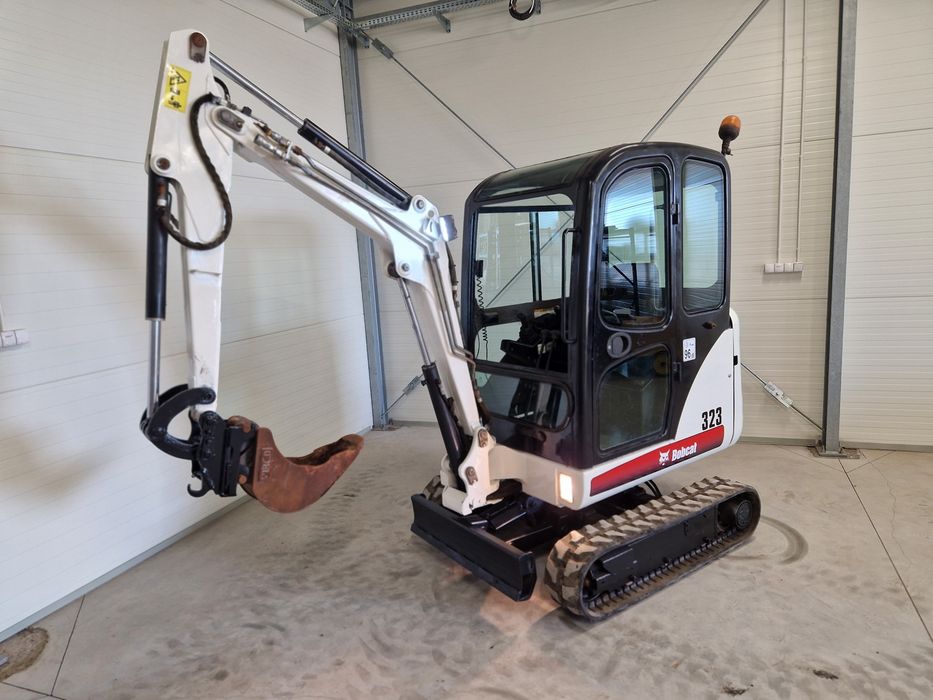 Minikoparka Bobcat 323 kubota 3 lyzki