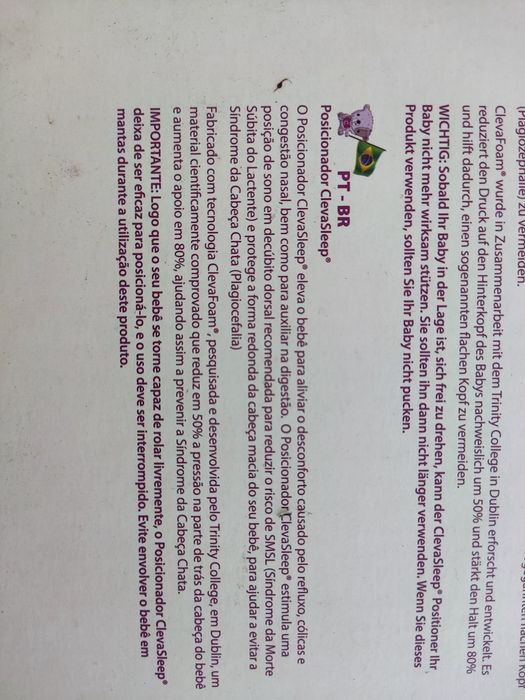 Almofada para bebés