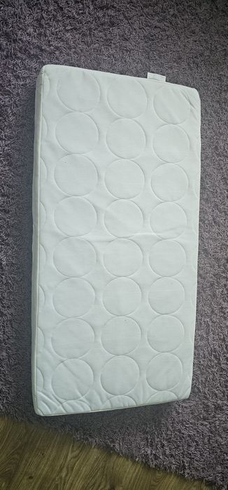 Drewniane łóżeczko  białe 120x60
