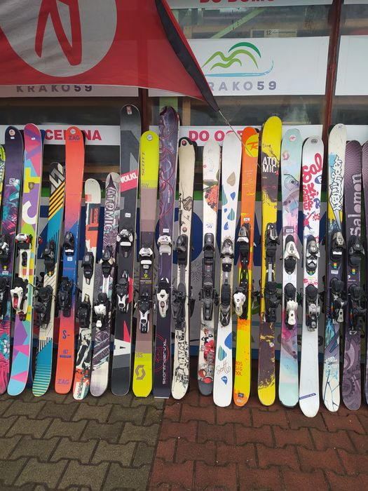 Narty freestyle, freeride duży wybór. Różne rozmiary. Krako59.