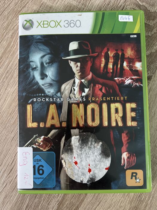 #1446 l.a. Noire gra xbox 360 xbox360