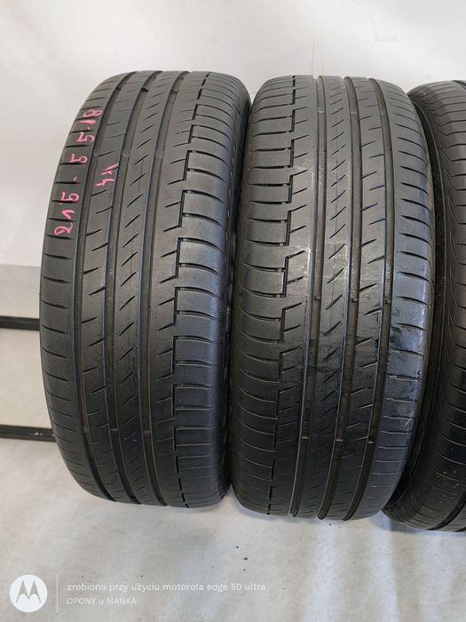 4x215/55/18 Continental PremiumContact 6  DOT20